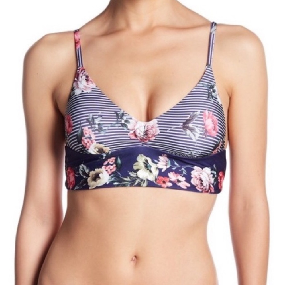 Isabella Rose floral print bikini top